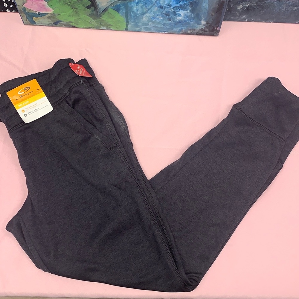 Champion charcoal grey jogging pants NWT.